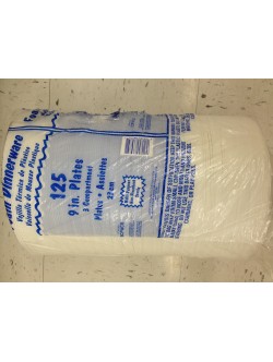 Concorde 3 Compartments Round Foam Plate 12 OZ / 340 Gms