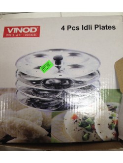 Vinod 4 Pcs Idli Plates 10 oz / 300 Gms