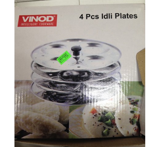 Vinod 4 Pcs Idli Plates 10 oz / 300 Gms
