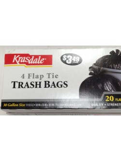 Krasdale Trash Bags 10 OZ / 283 Gms