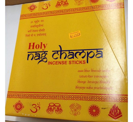 Holy Nag Champa Incense Sticks 5.5 Oz