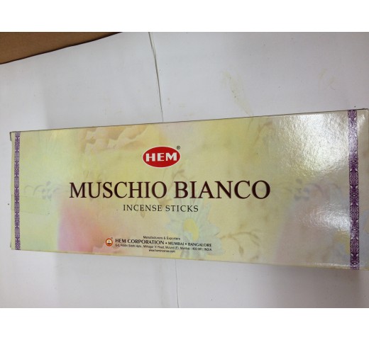 HEM Muschio Bianco Incense Sticks 1.76 Oz