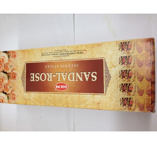 HEM Sandal-Rose Incense 1.76 Oz