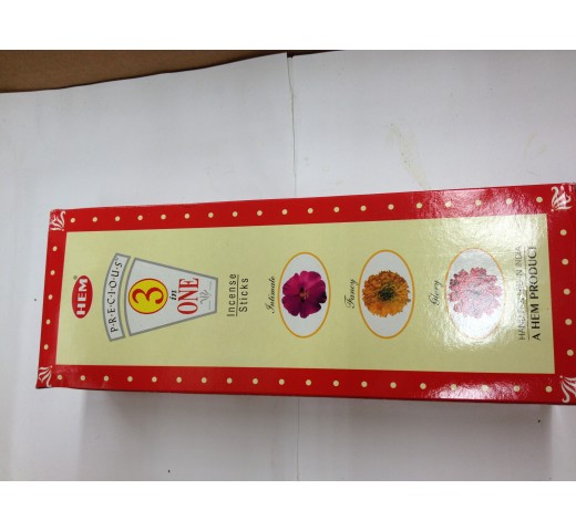 HEM 3 in One Incense Sticks 1.76 Oz