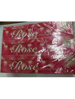Mysore Sandal Rose Incense Sticks 3.75 Oz