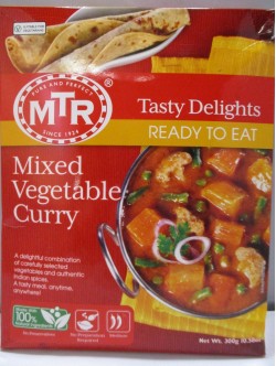 MTR Mixed Vegetable Curry 10.5 Oz / 298 Gms