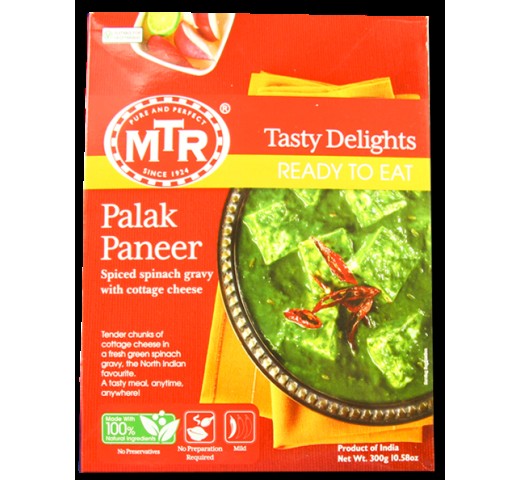 MTR Palak Paneer 10.5 Oz / 298 Gms