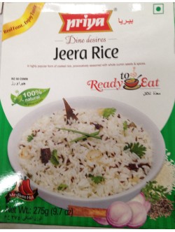 Priya Jeera Rice 9.7 Oz / 275 Gms