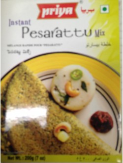 Priya Instant Pesarattu Mix 7 Oz / 200 Gms
