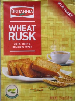 Britannia Wheat (Semolina) Rusk 12.35 OZ / 350 Gms