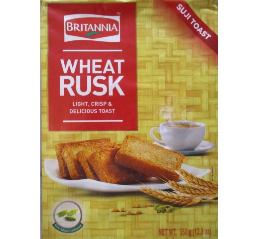 Britannia Wheat (Semolina) Rusk 12.35 OZ / 350 Gms
