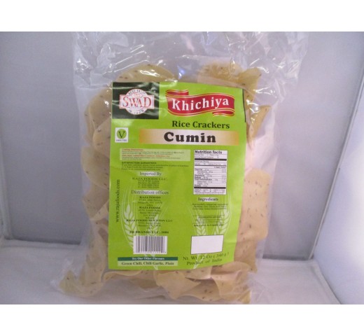 Swad Khichiya Cumin Rice Crackers 14 OZ / 400 Gms