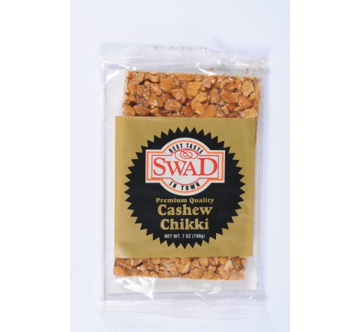 Swad Cashew Chikki 7 OZ / 198 Gms