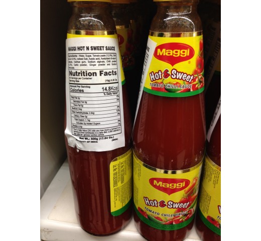 Maggi Tomato Chilli Sauce 17.6 OZ / 499 Gms