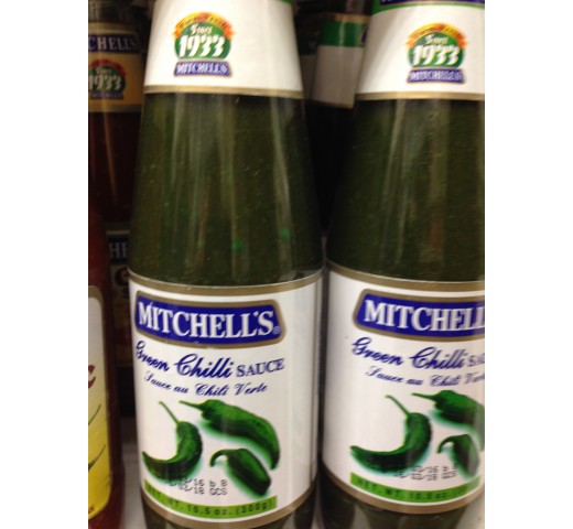 Mitchell's Green Chilli Sauce 10.5 OZ / 300 Gms