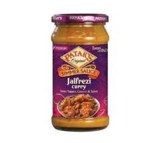 Patak's Jalfrezi Curry Simmer Sauce 15 OZ / 425 Gms