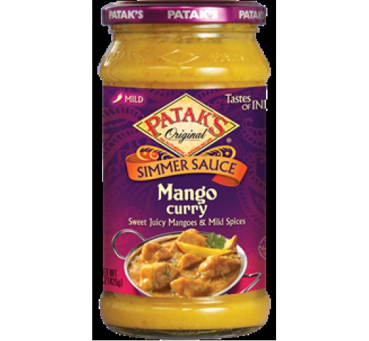 Patak's Mango Curry Simmer Sauce 15 OZ / 425 Gms