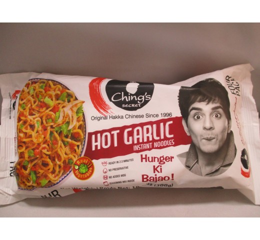 Ching's Secret Hot Garlic Noodles 8.46 OZ / 240 Gms