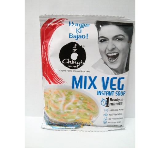 Ching's  Mix Veg Instant Soup Mix 2.1 OZ / 60 Gms