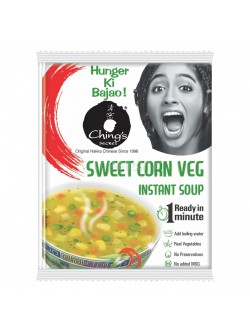 Ching's  Sweet Corn Veg Instant Soup Mix 1.1 OZ / 30 Gms