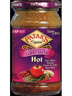 Patak Curry Paste Hot 10 OZ / 283 Gms