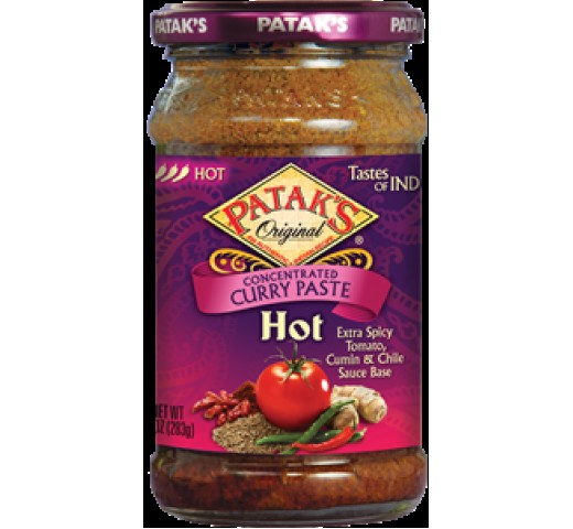 Patak Curry Paste Hot 10 OZ / 283 Gms