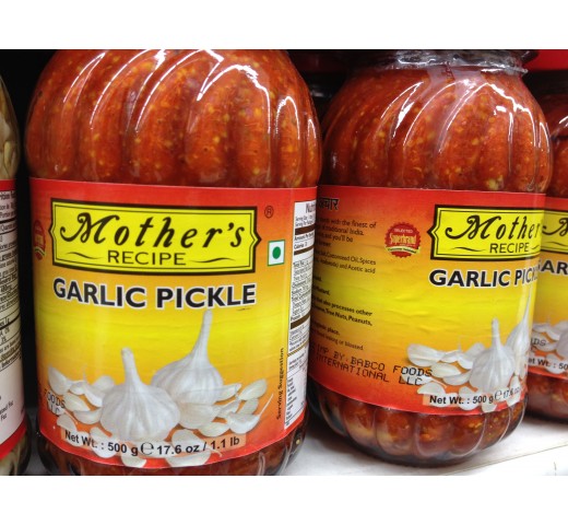 Mother's Recipe Garlic Pickle  17.6 OZ / 500 Gms