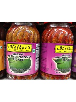 Mother's Recipe Methia Mango Pickle 17.6 OZ / 500 Gms