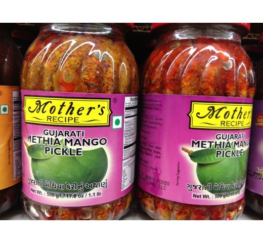 Mother's Recipe Methia Mango Pickle 17.6 OZ / 500 Gms