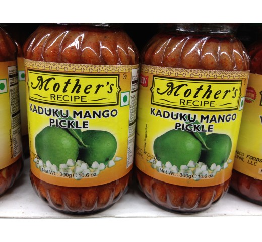Mother's Recipe Kaduku Mango Pickle 10.6 OZ / 300 Gms
