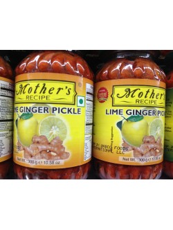 Mother's Recipe Lime Ginger Pickle 10.58 OZ / 300 Gms