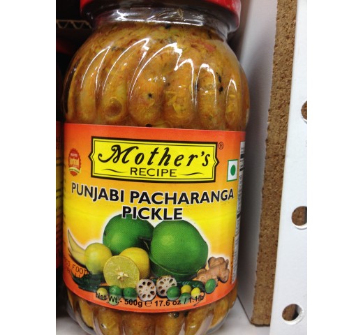 Mother's Recipe Punjabi Pacharanga Pickle 17.6 OZ / 500 Gms