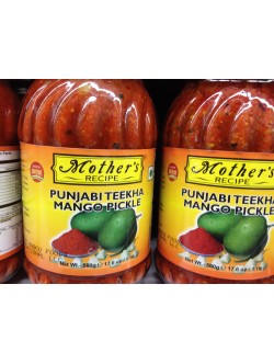 Mother's Recipe Teekha Mango Pickle 17.6 OZ / 500 Gms