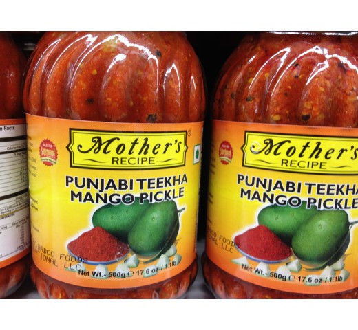 Mother's Recipe Teekha Mango Pickle 17.6 OZ / 500 Gms