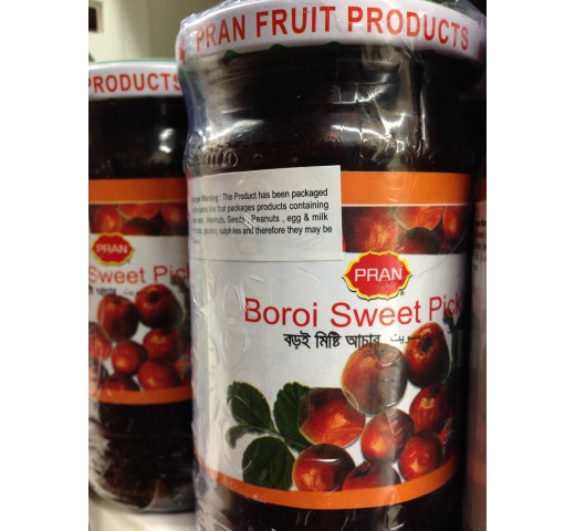 Pran Boroi Sweet Pickle 12.34 OZ / 350 Gms