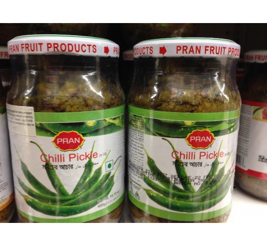 Pran Chilli Pickle In Oil 14 OZ / 400 Gms