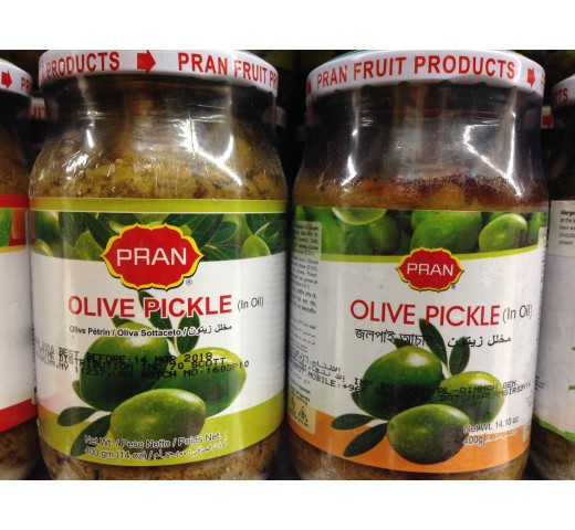 Pran Olive Pickle 14 OZ / 400 Gms