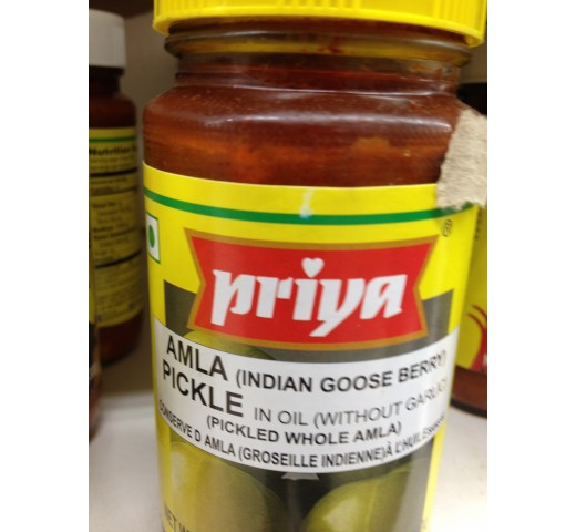 Priya Amla Pickle In Oil 10.6 OZ / 300 Gms