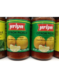 Priya Citron Pickle 10.6 OZ / 300 Gms