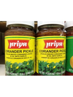 Priya Coriander Pickle 10.6 OZ / 300 Gms