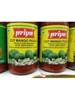 Priya Cut Mango Pickle 10.6 OZ / 300 Gms