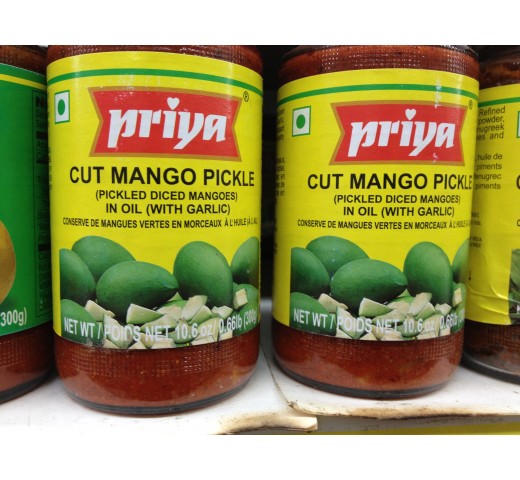 Priya Cut Mango Pickle 10.6 OZ / 300 Gms