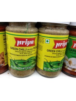 Priya Green Chilli Pickle 10.6 OZ / 300 Gms