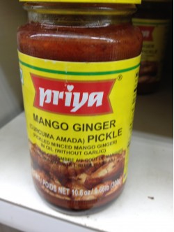 Priya Mango Ginger Pickle 10.6 OZ / 300 Gms