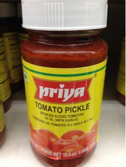 Priya Tomato Pickle In Oil 10.6 OZ / 300 Gms