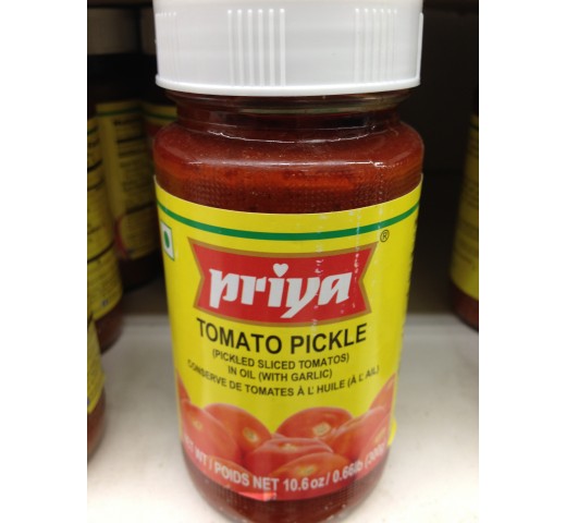 Priya Tomato Pickle In Oil 10.6 OZ / 300 Gms