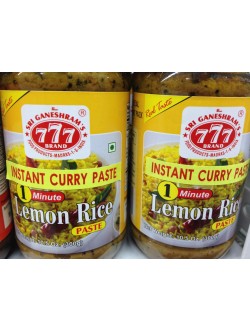 Sri Ganeshram's 777 Brand Lemon Rice Paste 10.5 OZ / 300 Gms
