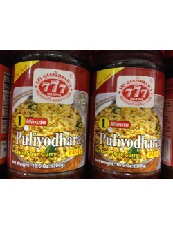 Sri Ganeshram's 777 Brand Puliyodharai Paste 10.5 OZ / 300 Gms