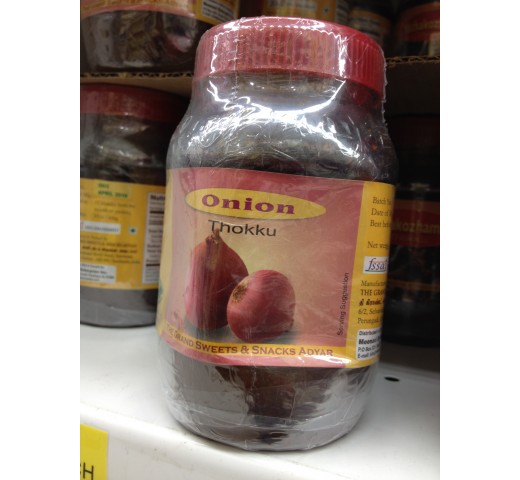 The Grand Sweets & Snacks Onion Thokku  OZ /  Gms
