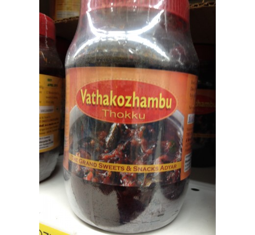 The Grand Sweets & Snacks Vathakozhambu Thokku  OZ /  Gms